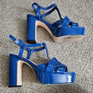 just fab Tina Triple-Strap Platform Sandal